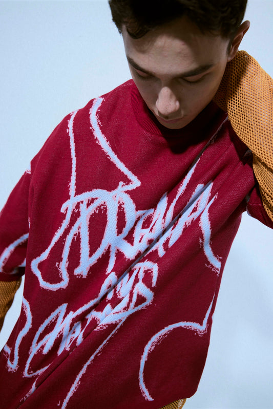 "DAM" KNIT TEE