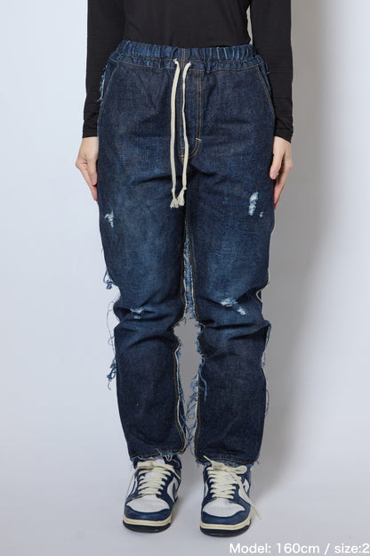 DENIM RIB PANTS
