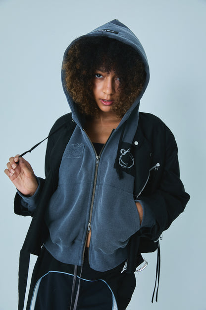 SHORT ZIP PARKA
