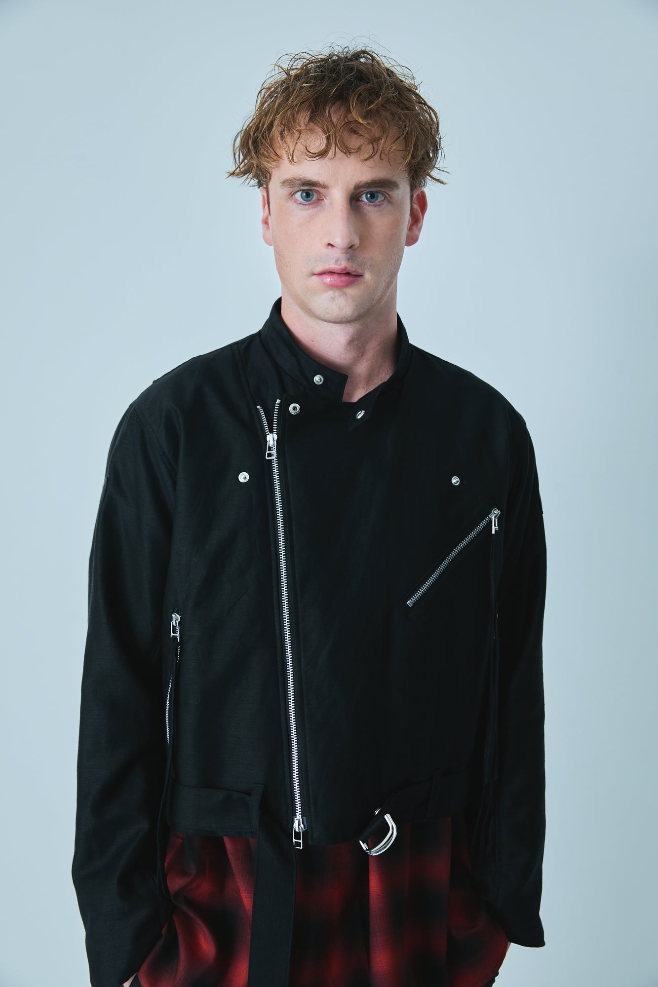 COTTON LINEN RIDERS JACKET