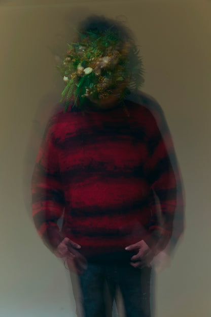 DISTORTED STRIPE KNIT