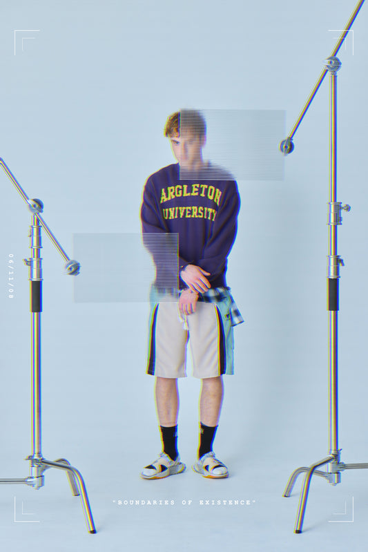 FAUX SWEATSHIRT KNIT