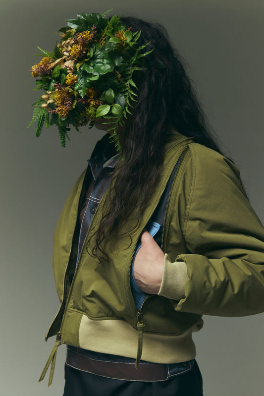 SLIT POCKET ZIP JACKET