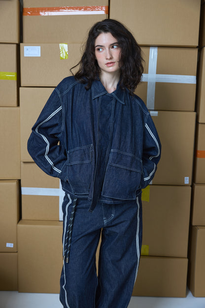CROPPED DENIM JACKET
