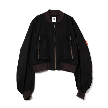 SHORT ZIP FLIGHT JACKET