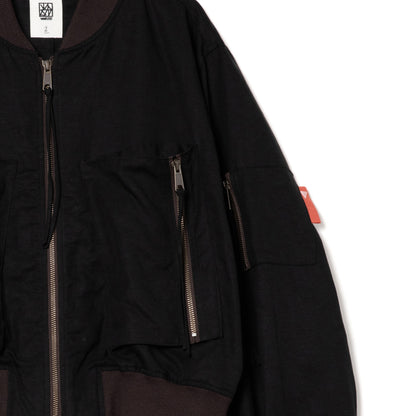 SHORT ZIP FLIGHT JACKET