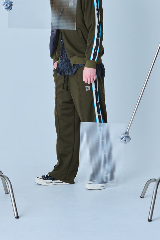 EYELET TRACK PANTS