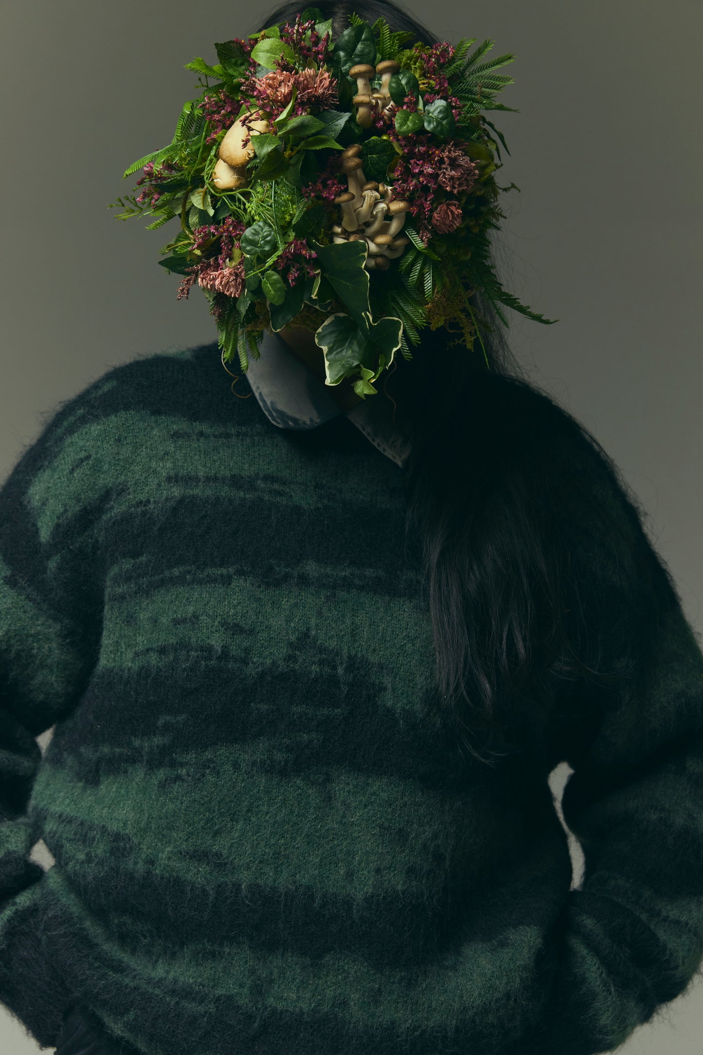 DISTORTED STRIPE KNIT