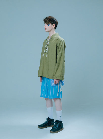 LACE UP SHIRT