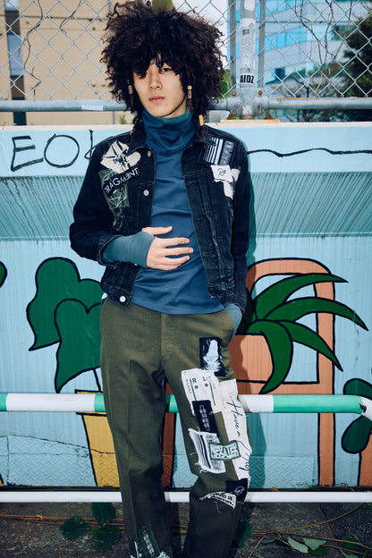 PATCH-PRINTED DENIM JACKET