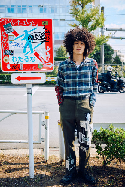 PATCH-PRINTED TROUSERS