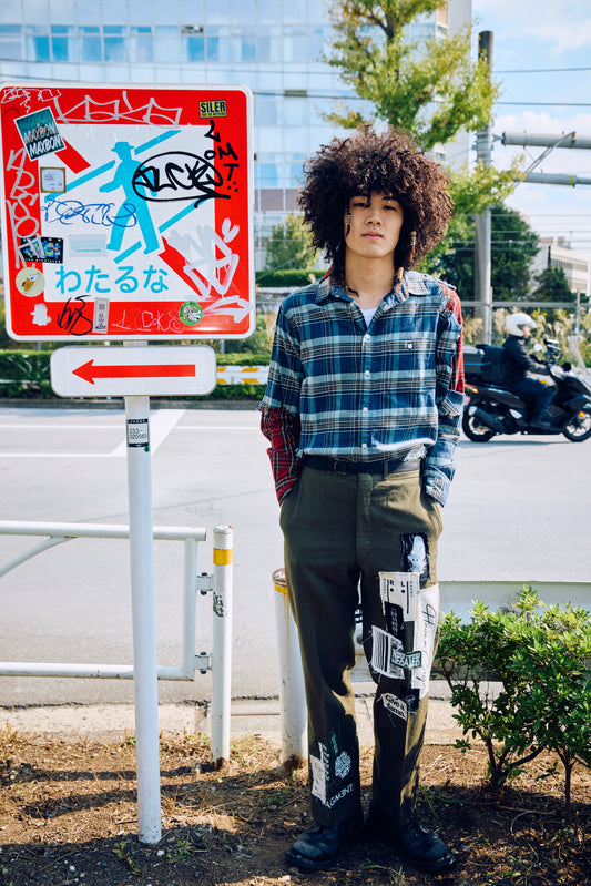 PATCH-PRINTED TROUSERS