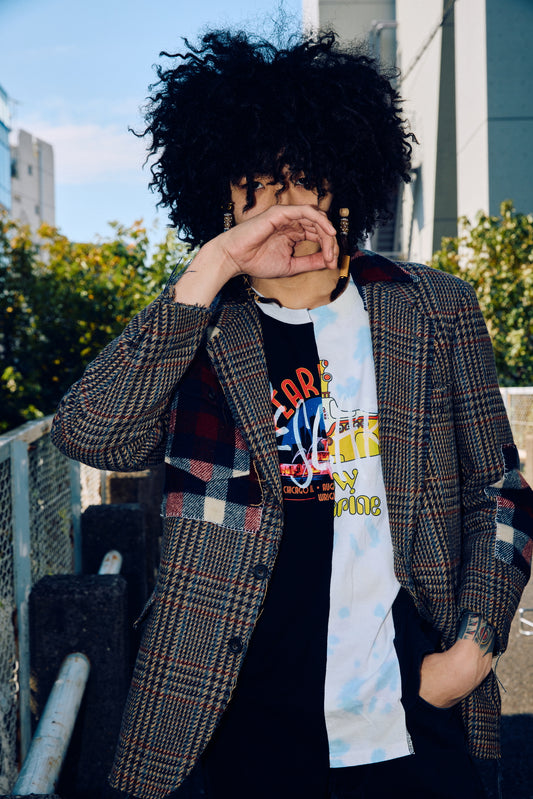 FLANNEL-DOCKED JACKET