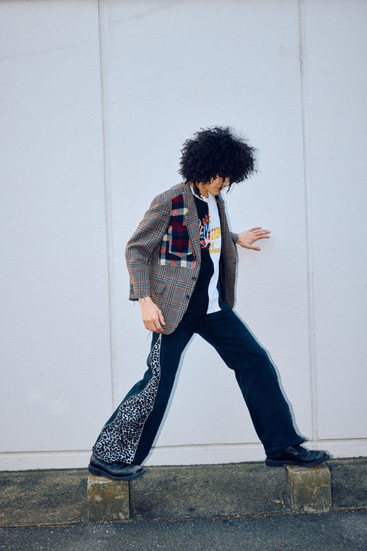 SIDE ZIP FLARE PANTS