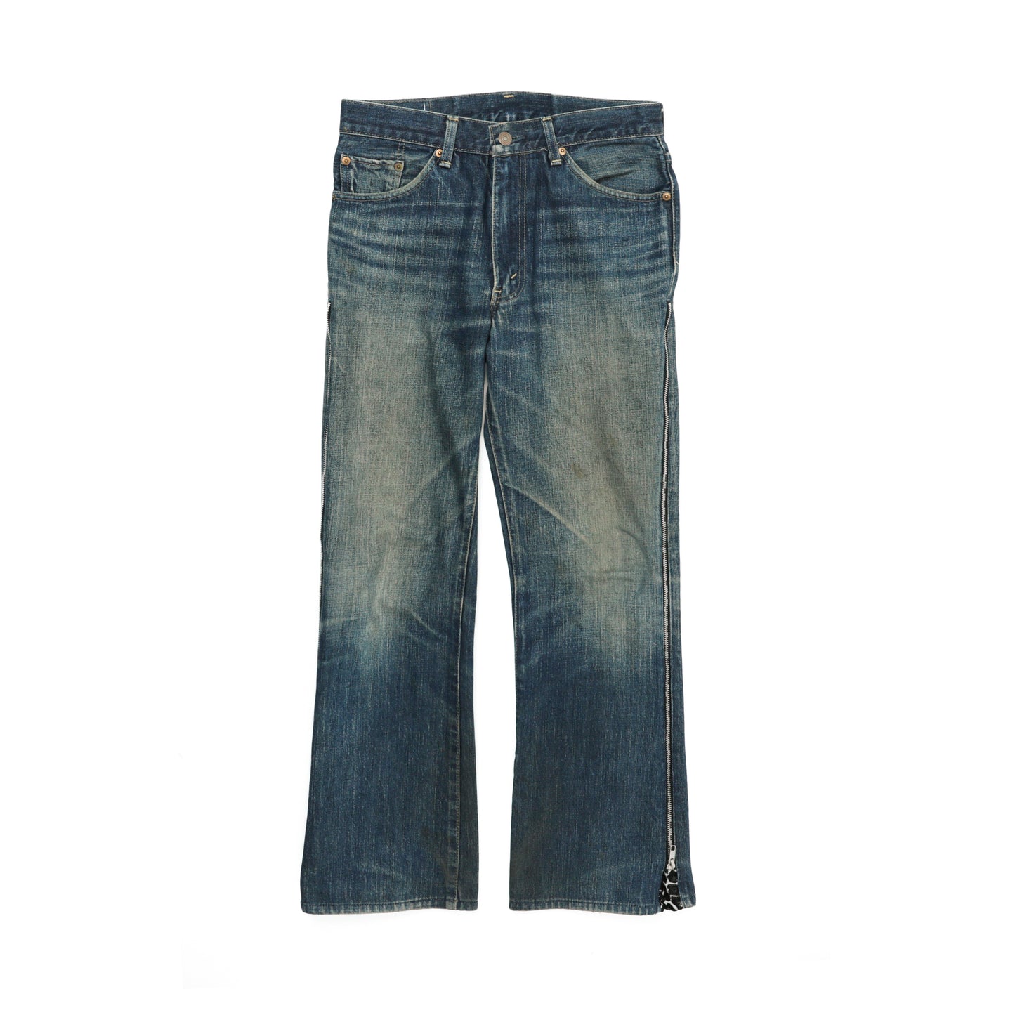 SIDE ZIP FLARE PANTS