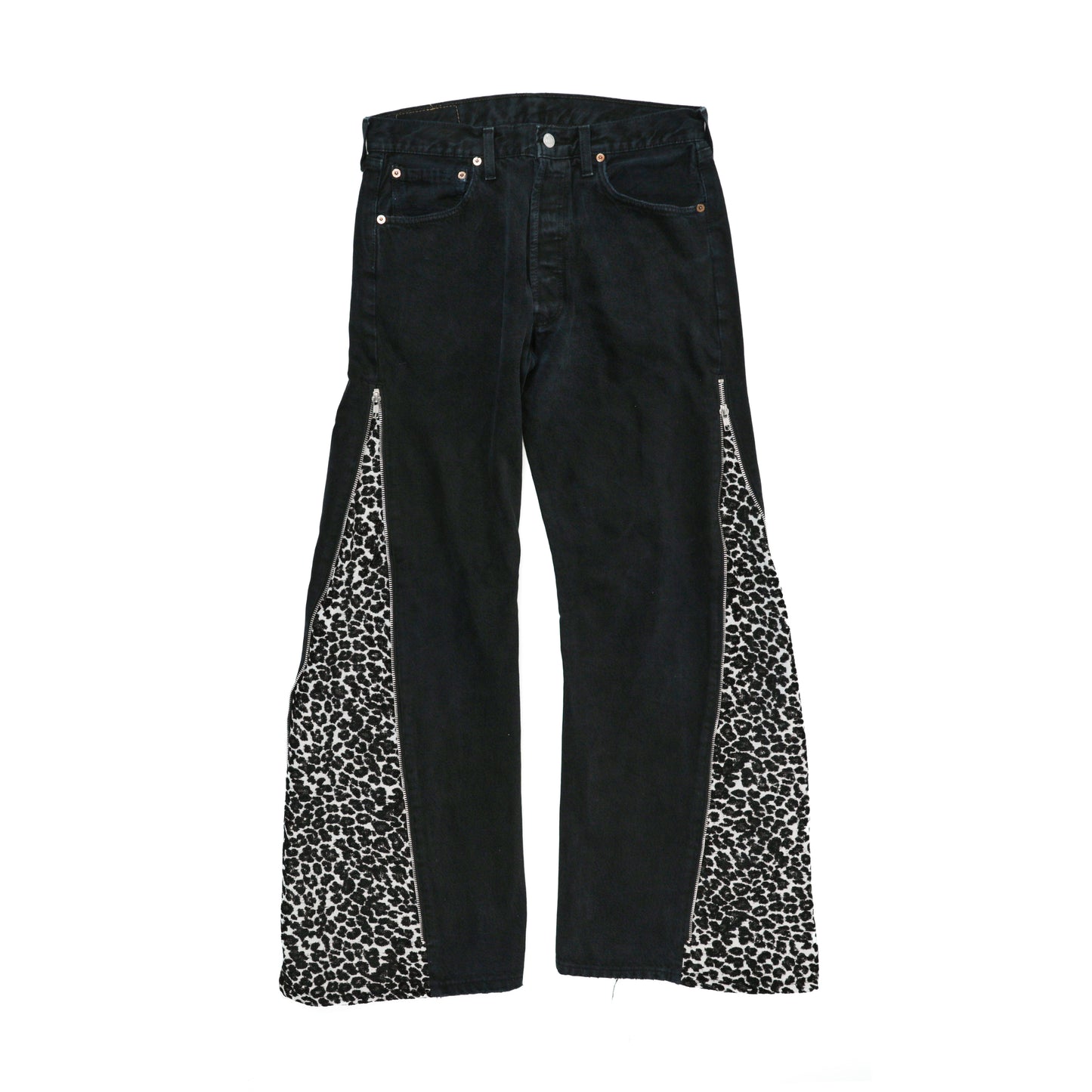 SIDE ZIP FLARE PANTS