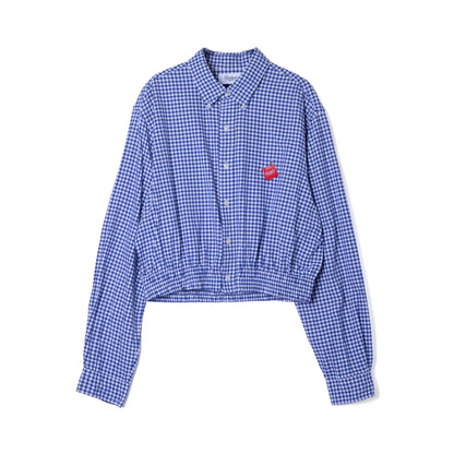 CROPPED BLOUSON SHIRT