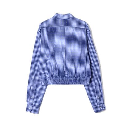 CROPPED BLOUSON SHIRT
