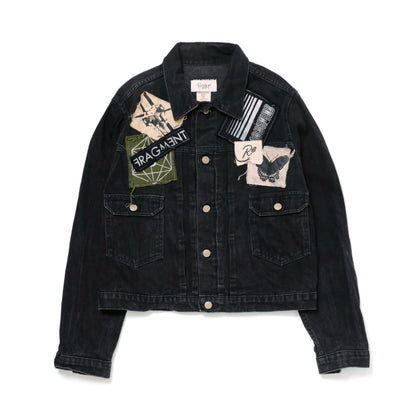PATCH-PRINTED DENIM JACKET