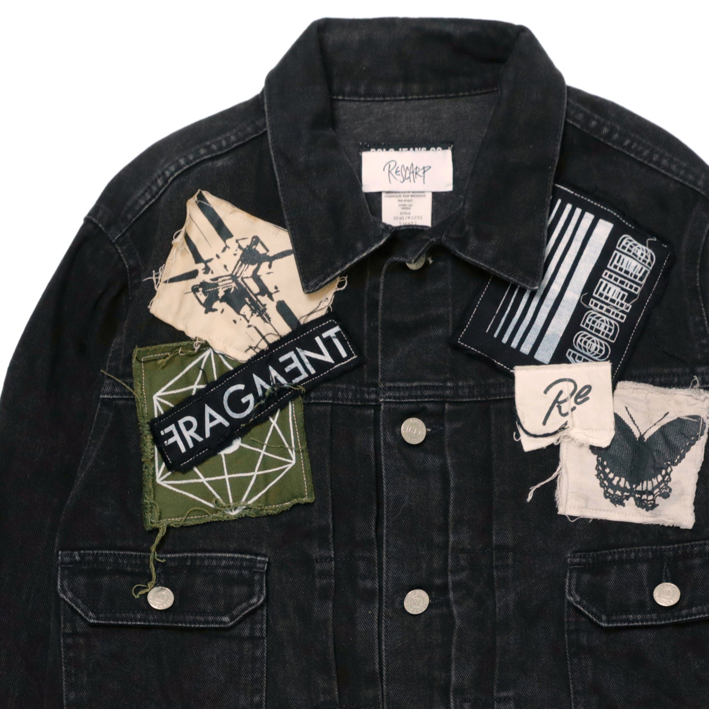 PATCH-PRINTED DENIM JACKET
