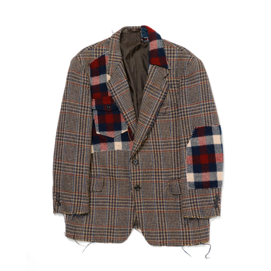 FLANNEL-DOCKED JACKET