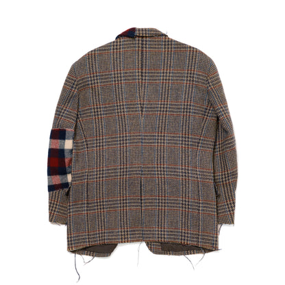 FLANNEL-DOCKED JACKET