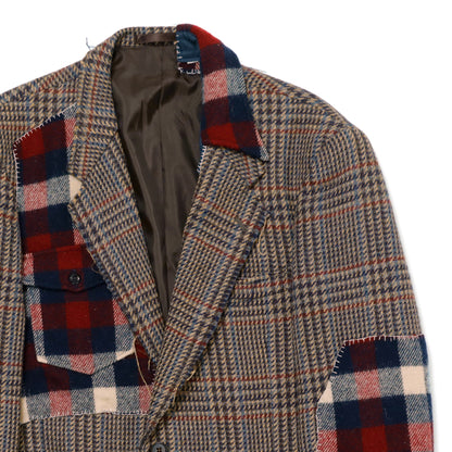 FLANNEL-DOCKED JACKET