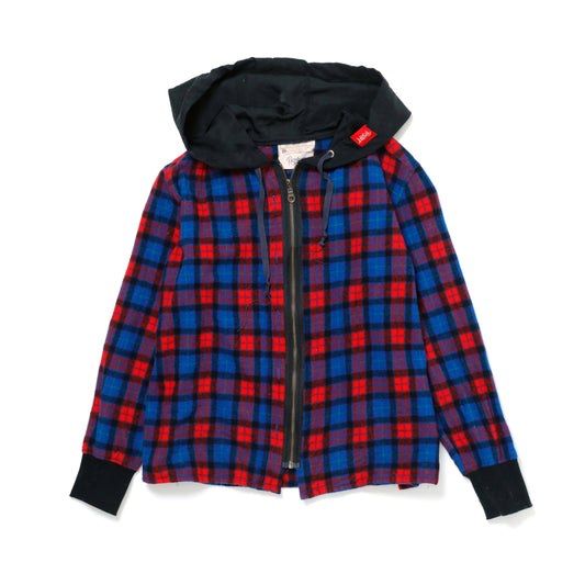 ZIP HOODED SHIRT BLOUSON