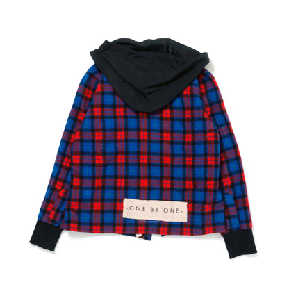 ZIP HOODED SHIRT BLOUSON