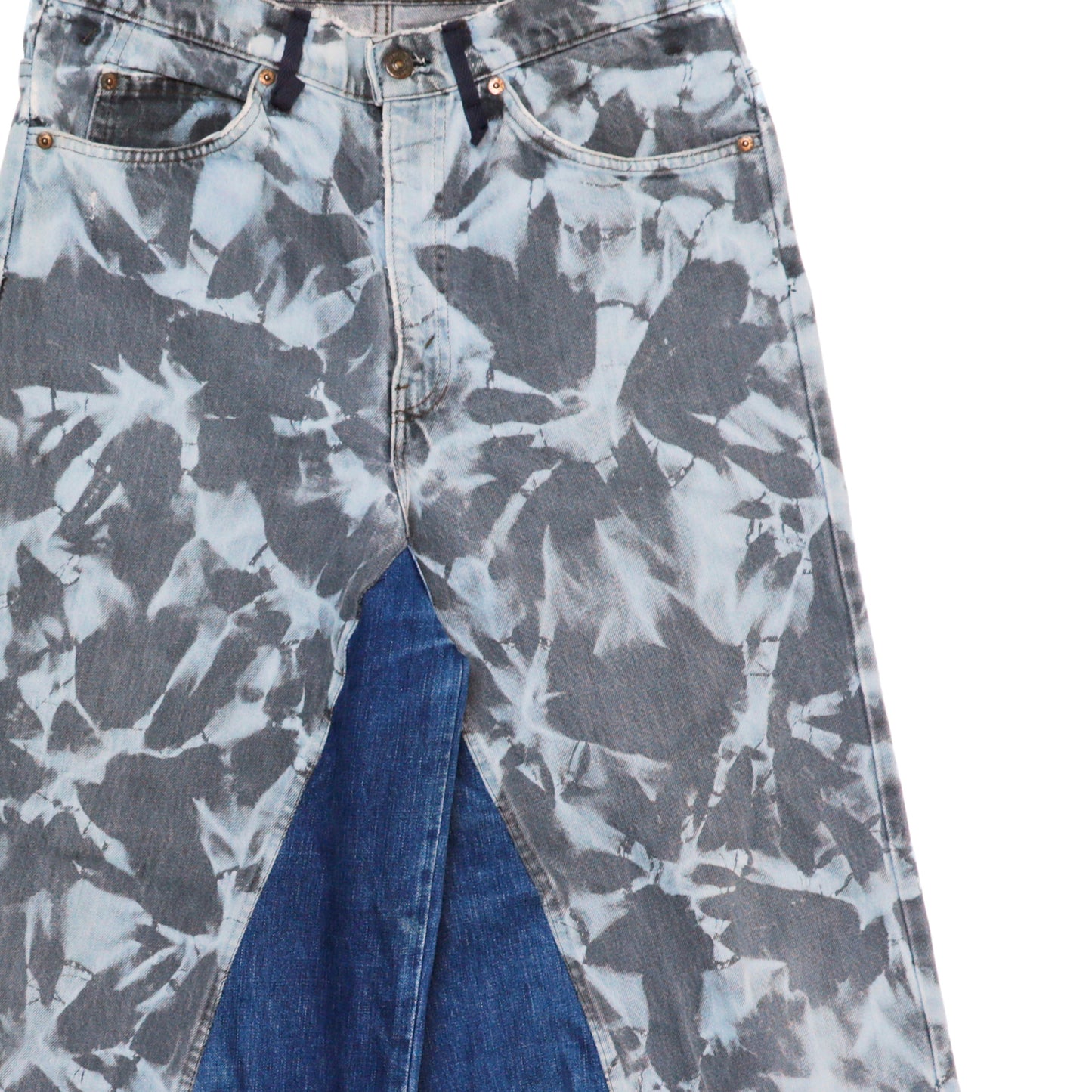 WIDE PANEL DENIM PANTS