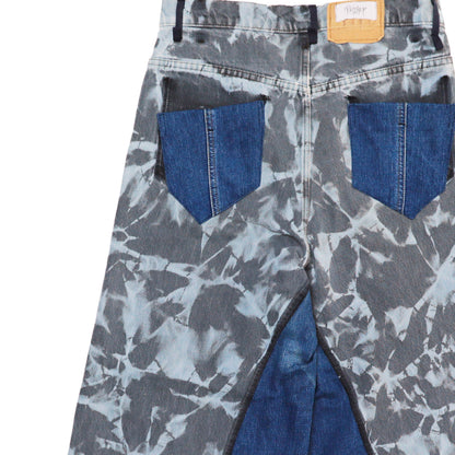 WIDE PANEL DENIM PANTS