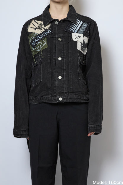 PATCH-PRINTED DENIM JACKET