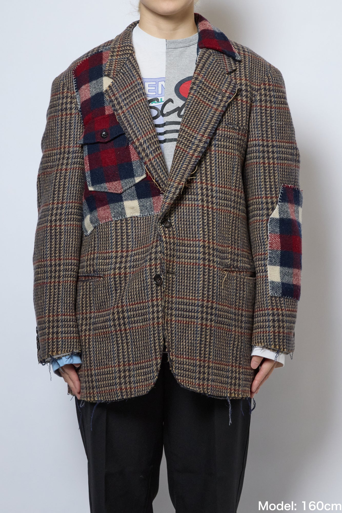 FLANNEL-DOCKED JACKET