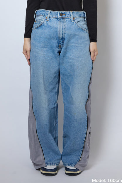 SIDE ZIP FLARE PANTS