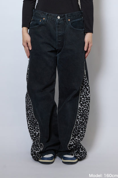 SIDE ZIP FLARE PANTS