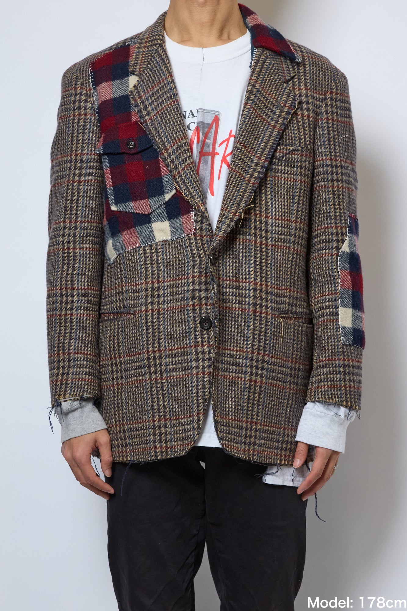 FLANNEL-DOCKED JACKET