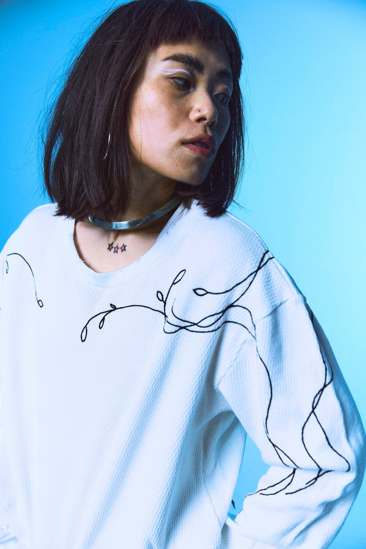 EMBROIERED THERMAL SHIRT