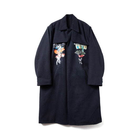 MELTON FLAP COAT 【SAMPLE】