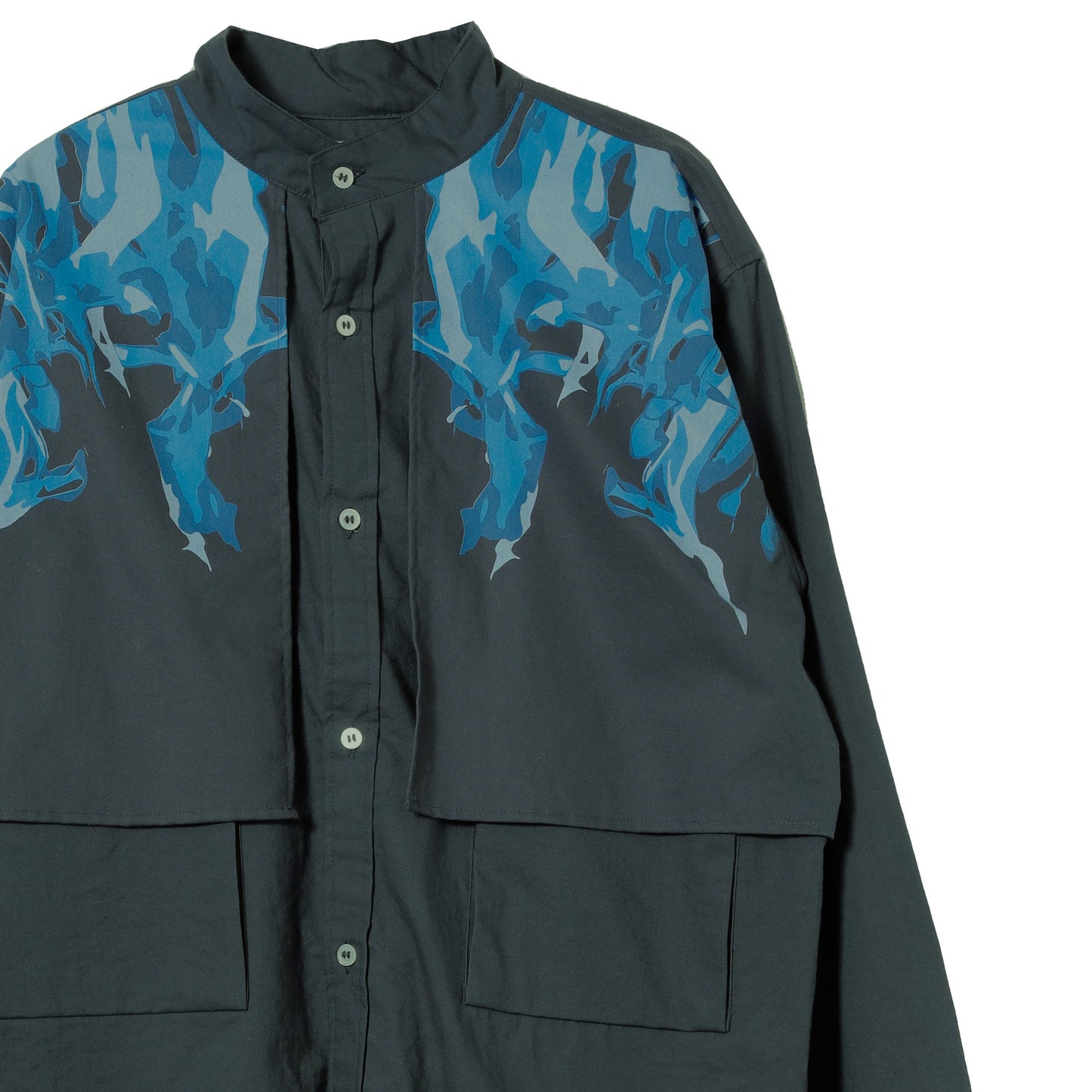 LAYER "FIRE" PRINT SHIRT