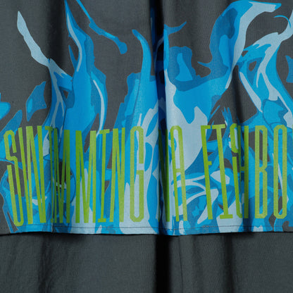 LAYER "FIRE" PRINT SHIRT