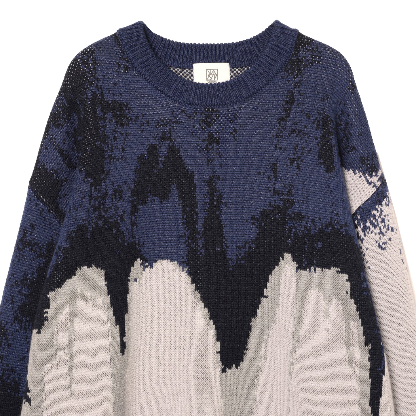 "LIQUID" KNIT PULLOVER