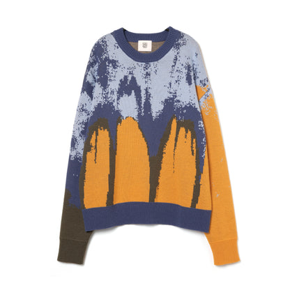 "LIQUID" KNIT PULLOVER