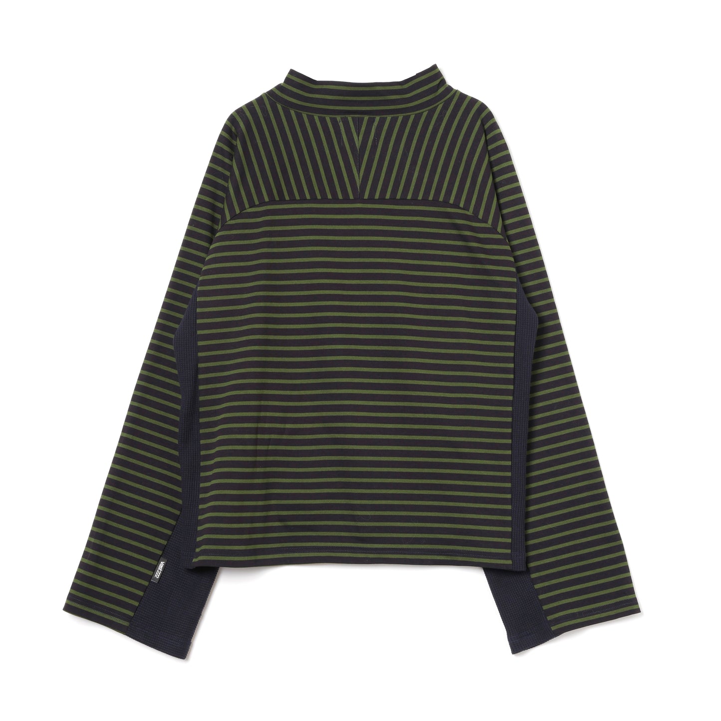 MOCK NECK STRIPE TOPS