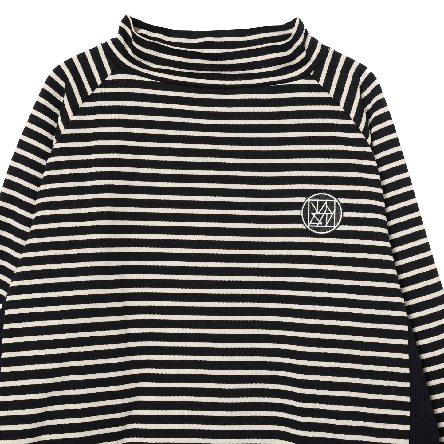 MOCK NECK STRIPE TOPS