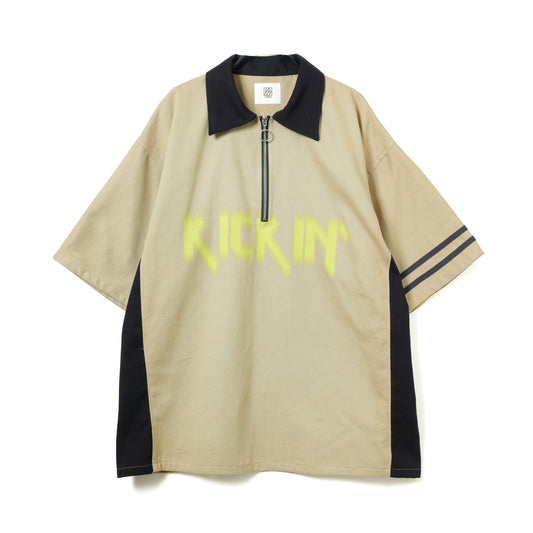 HALF ZIP H/S SHIRT