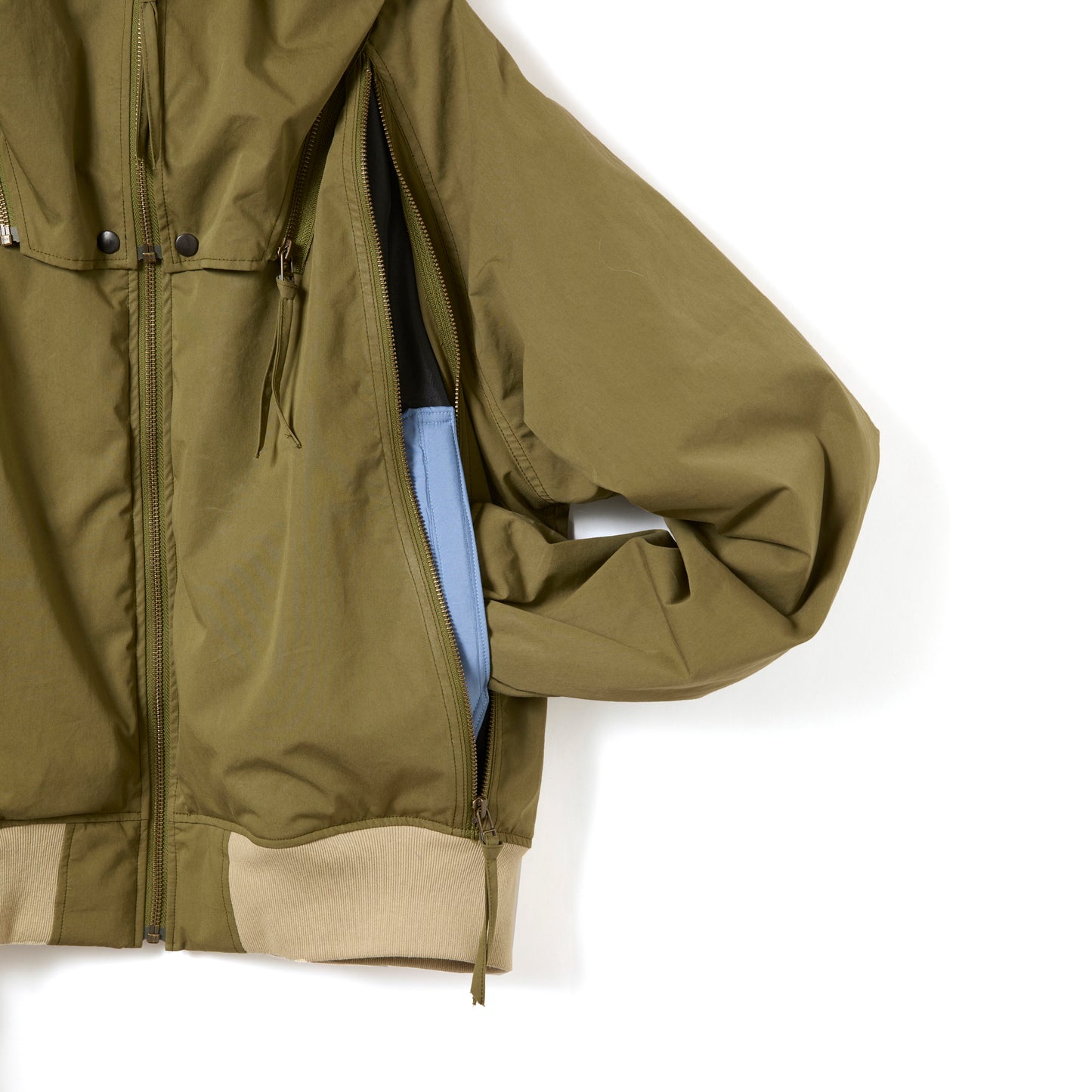 SLIT POCKET ZIP JACKET