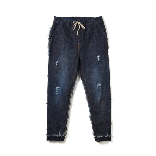 DENIM RIB PANTS