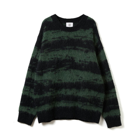 DISTORTED STRIPE KNIT