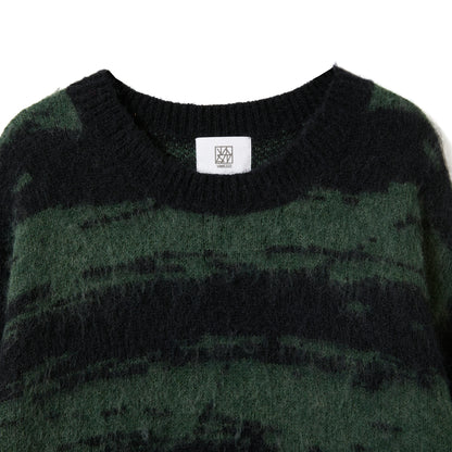 DISTORTED STRIPE KNIT