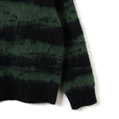 DISTORTED STRIPE KNIT